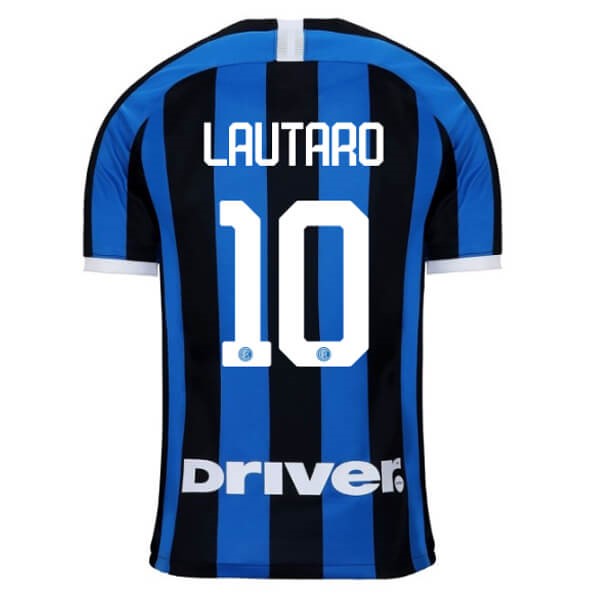 Replicas Camiseta Inter NO.10 Lautaro 1ª 2019/20 Azul